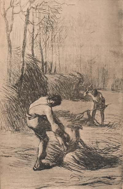 The Woodcutters by Jean Francois Millet