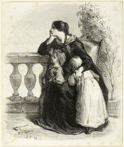 Where Can He Be? by Jean Francois Millet