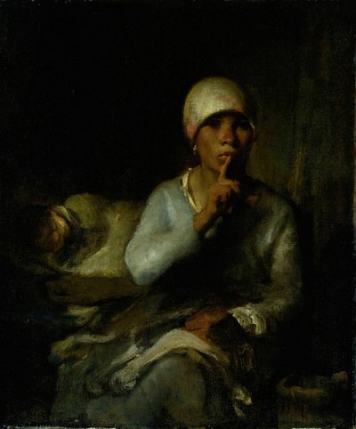 Woman and Child Silence by Jean Francois Millet