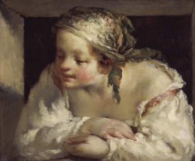 Young Woman by Jean Francois Millet