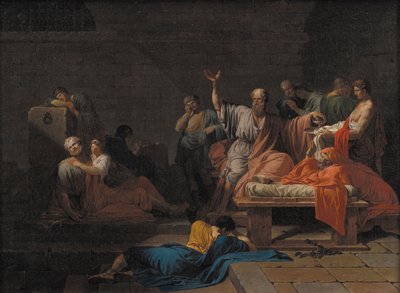 The Death of Socrates by Jean François Pierre Peyron