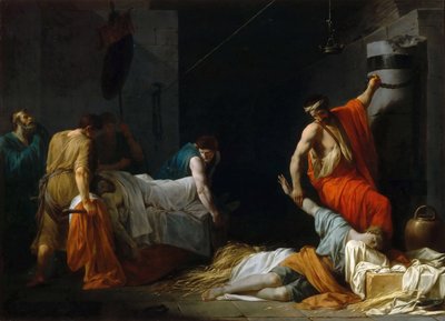 The Funeral of Miltiades by Jean François Pierre Peyron