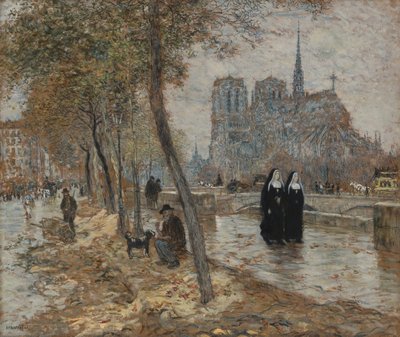 Notre Dame de Paris by Jean Francois Rafaelli