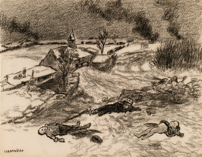 After the Battle by Jean Francois Raffaelli
