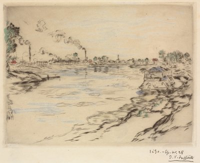La Seine, à Asnières by Jean Francois Raffaelli