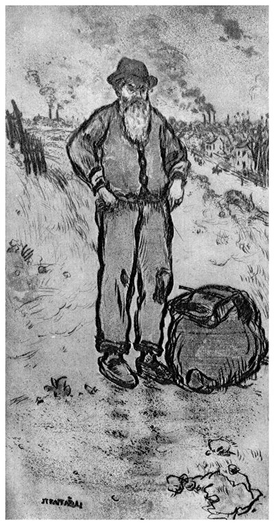 Le Chemineau by Jean Francois Raffaelli