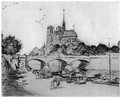 Notre Dame, c1870-1920 by Jean Francois Raffaelli