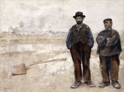 The Two Workmen by Jean Francois Raffaelli