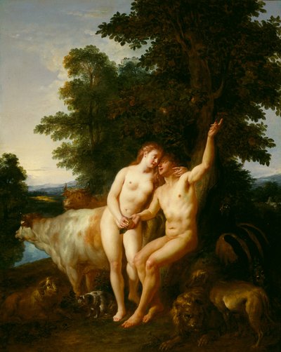 Adam and Eve by Jean François de Troy