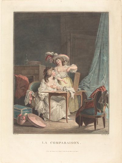 The Comparison by Jean François Janinet after Nicolas Lavreince