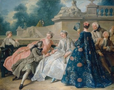 Declaration of Love. 1731 by Jean François de Troy