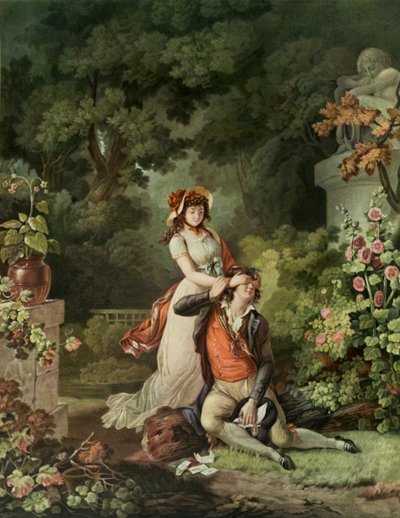 The Surprised Lover by Jean Frederic Schall