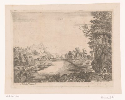 Landscape with a View of a River by Jean Galiot Nardois