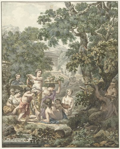 Arcadian Landscape by Jean Grandjean