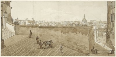 View of Rome from the Capitol by Jean Grandjean