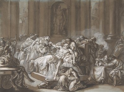 The Death of Seneca by Jean Guillaume Moitte