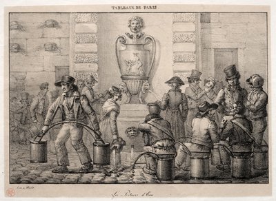 Scenes of Paris: The Water Carriers by Jean Henri Marlet