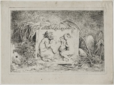 Bacchanales: The Satyrs Family, 1763 by Jean Honore Fragonard