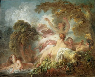 Bathers by Jean Honore Fragonard