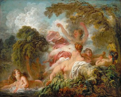 Bathers by Jean Honore Fragonard