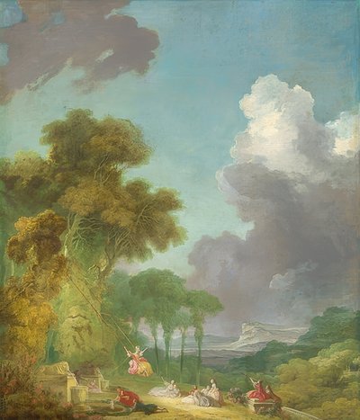 The Swing. Around 1775/80 by Jean Honore Fragonard