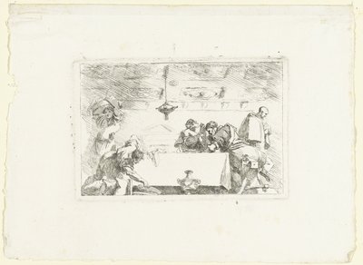 Disciples at Emmaus by Jean Honore Fragonard