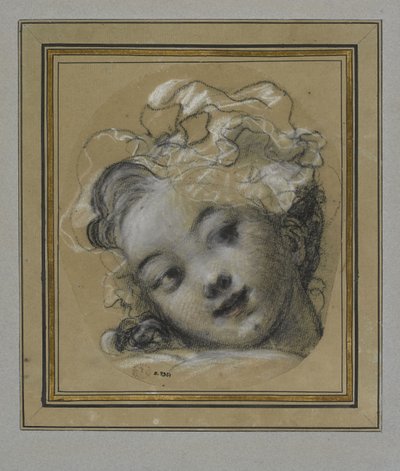 Girl with Bonnet by Jean Honore Fragonard