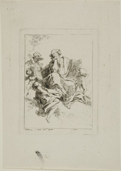 Saint Luke by Jean Honore Fragonard