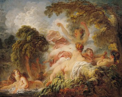 The Bathers by Jean Honore Fragonard