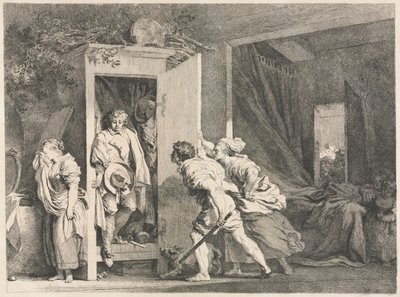 The Cupboard by Jean Honore Fragonard