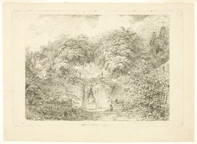 The Little Park by Jean Honore Fragonard