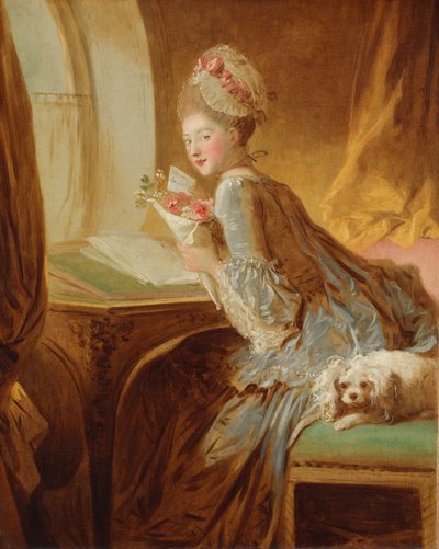 The Love Letter by Jean Honore Fragonard