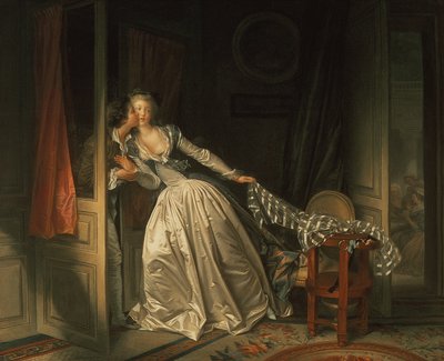 The Stolen Kiss, c.1788 by Jean Honore Fragonard
