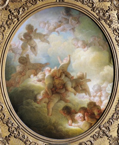 The Swarm of Cupids, c.1767 by Jean Honore Fragonard