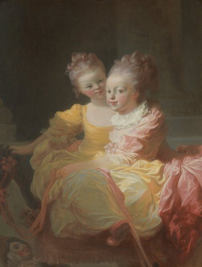 The Two Sisters by Jean Honore Fragonard