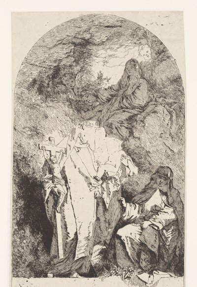 Glorification of Mary by Jean Honore Fragonard