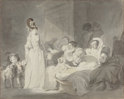 Visit to the Nurse by Jean Honore Fragonard