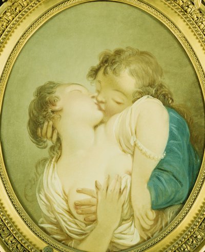 Young Lovers by Jean Honore Fragonard