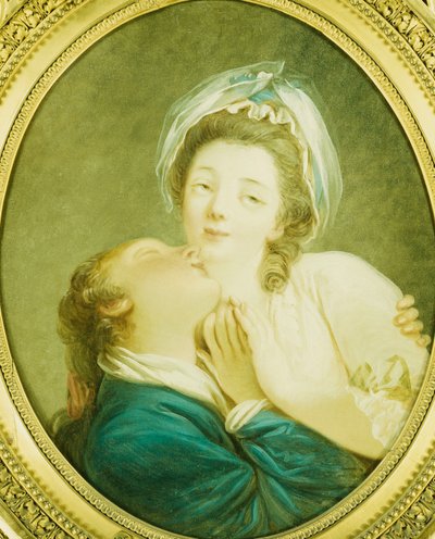 Young Lovers by Jean Honore Fragonard