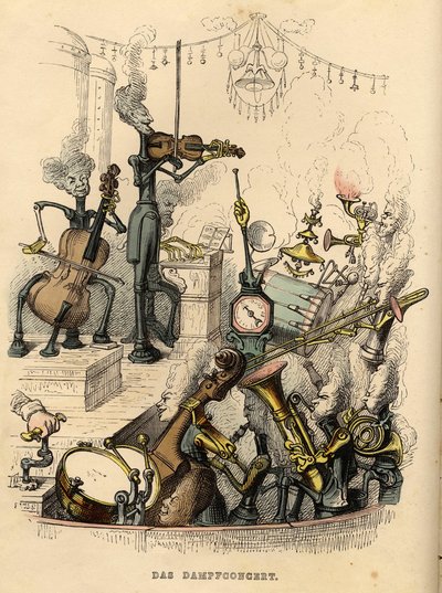 Steam Concert by Jean Jacques Grandville