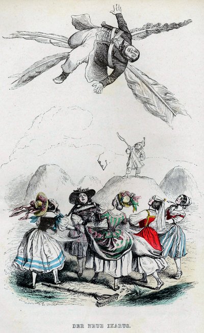 The New Icarus by Jean Jacques Grandville