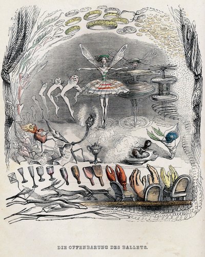 The Revelations of Ballet by Jean Jacques Grandville