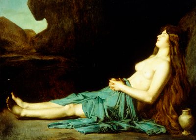 Madeleine in the Desert by Jean Jacques Henner