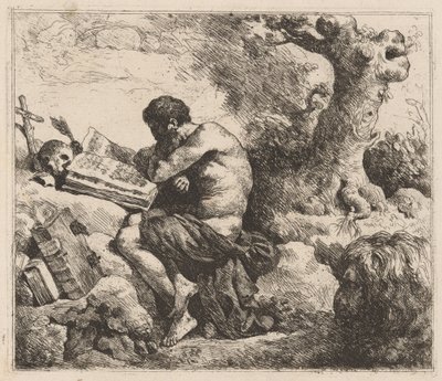 Saint Jerome by Jean Jacques Lagrenée II