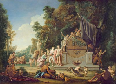 Fete Galante in Honour of Bacchus by Jean Jacques Spoede
