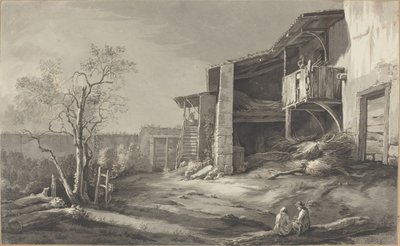 A Farmyard by Jean Jacques de Boissieu