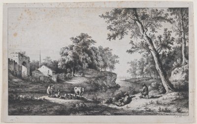 Landscape at Ambronay by Jean Jacques de Boissieu