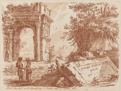 The Triumphal Arch by Jean Jacques de Boissieu