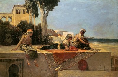 On the Terrace by Jean Joseph Benjamin Constant
