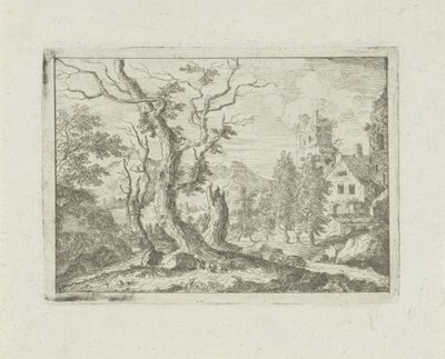 Three Dead Trees on a Hill by Jean Joseph Hanson